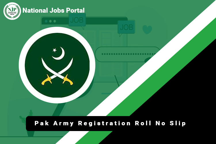 Pak-Army-Registration-Roll-No-Slip